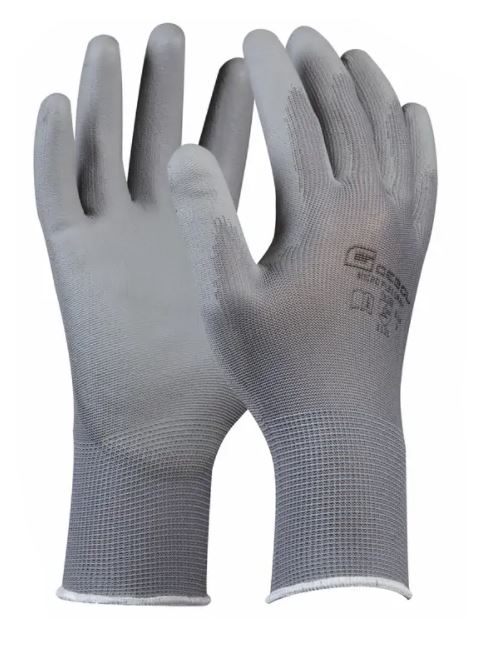 Handschuhe Nylon Gr. 9 grauVerpackungseinheit: 12 Paar